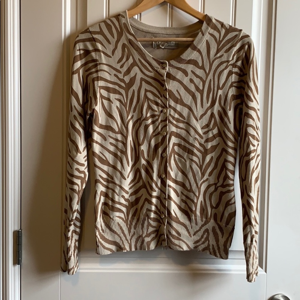 Old Navy - Large Animal Print Cardigan